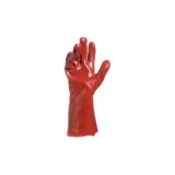 GUANTE PVC ROJO 35CM T-10