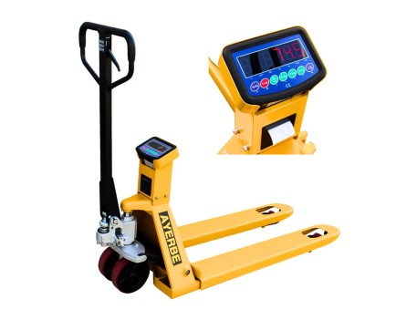 TRASPALETA 2500KG TE-BASCULA+IMPRESORA