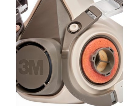 MEDIA MÁSCARA 3M 6000 REUTILIZABLE