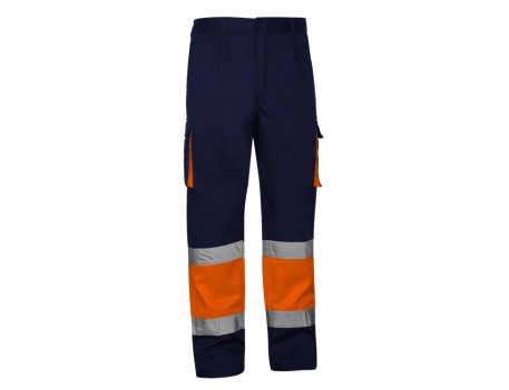 PANTALÓN BICOLOR NARANJA/CONTRASTE