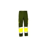 PANTALÓN BICOLOR VERDE  AMARILLO/ CONTRASTE PANTALÓN BICOLOR VERDE  AMARILLO/ CONTRASTE