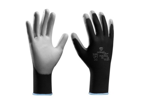 GUANTE PROTECCIÓN NYLON/POLIURETANO NEGRO