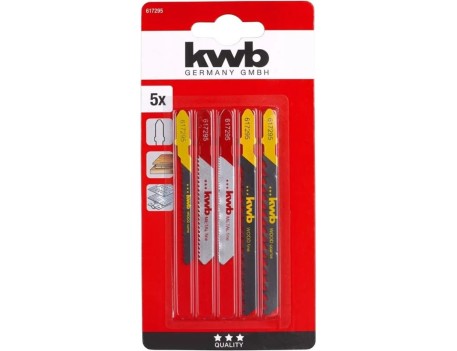 HOJAS SIERRA CALAR KWB 49617295 - 127X25MM PACK 5 EINHELL SURTIDAS