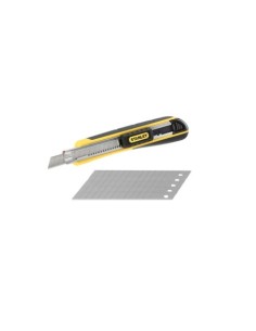 CUTTER STANLEY FATMAX 9mm 0-10-475 - CÚTER PROFESIONAL BIMATERIAL ACERO Y PLÁSTICO