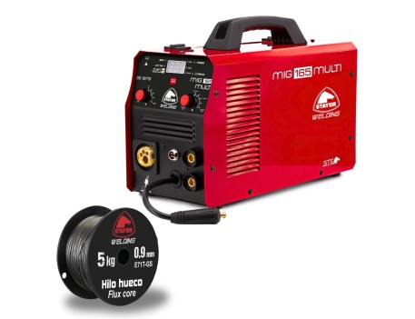 LOTE INVERTER STAYER MIG 165 + BOBINA 5KG