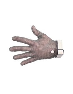 GUANTE DE MALLA METÁLICA JUBA BLANCO OGCM