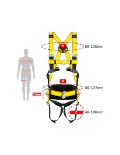 ARNÉS ANTICAÍDAS ECOSAFEX 8 EN361 EN358 PROFESIONAL COMPLETO 2