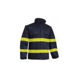 PARKA IGNÍFUGA CON BANDAS AMARILLAS