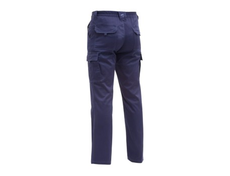 PANTALÓN STRETCH SPANDEX ELÁSTICO MARINO