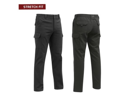 PANTALÓN STRETCH SPANDEX ELÁSTICO NEGRO