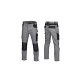 PANTALÓN STRETCH PRO OXFORD REFUERZOS GRIS