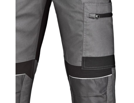 PANTALÓN POLAMIDA 4 WAY STRETCH PROWORK GRIS