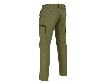 PANTALÓN WORKWEAR LIGERO ELASTÓMERO VERDE