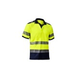 POLO MANGA CORTA BICOLOR AV BANDAS REFLECTANTES