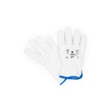 GUANTE PIEL FLOR BLANCO TÉRMICO