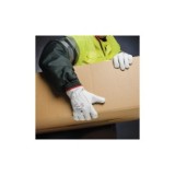 GUANTE PIEL FLOR TÉRMICO GRIS