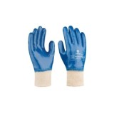 GUANTE NITRILO 600 D.CUBIERTO AZUL T-7
