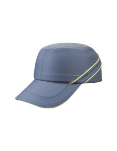 GORRA ANTICHOQUES AIR COLTAN GRIS/AMARILLO
