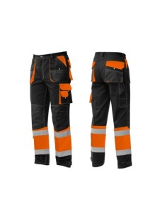 PANTALÓN FORTE AV NARANJA/NEGRO