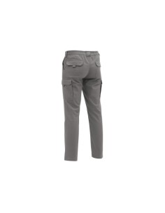 PANTALÓN STRETCH SPANDEX ELÁSTICO GRIS 2