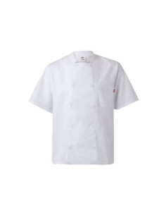 CHAQUETA COCINA MANGA CORTA BLANCA