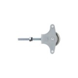 POLEA 12 ZINCADA ROLDANA METALICA C/ETIQ