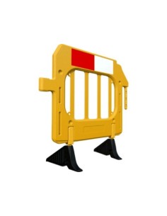 VALLA PLASTICA G.BARRIER AMARILLO 1X1M