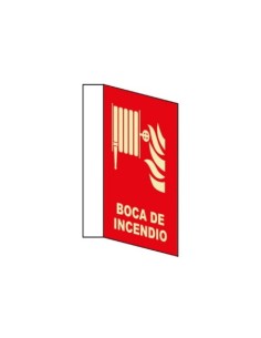 SEÑAL BANDEROLA 21X29CM BOCA INCENDIOS