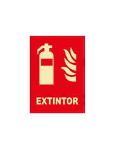 SEÑAL A4 CLASE B FOTOLUM. EXTINTOR