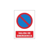 SEÑAL PE 21X29CM SALIDA DE EMERGENCIA