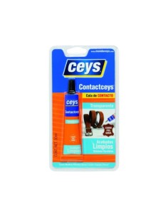COLA DE CONTACTO CEYS ADHESIVO TRANSPARENTE EN BLISTER
