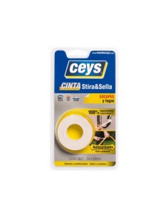 CINTA STIRA & SELLA CEYS 3M X 19MM BLANCO