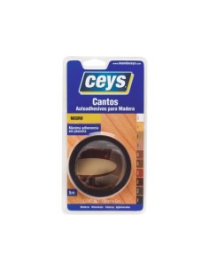 CANTO AUTOADHESIVO CEYS 5M NEGRO PARA MUEBLES
