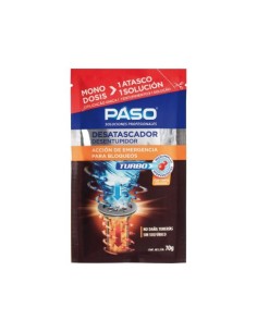 PASO DESATASCADOR TURBO MONODOSIS CEYS 6 UNIDADES