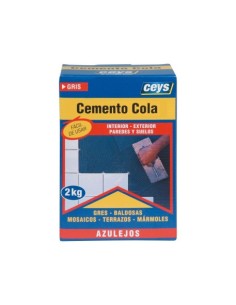 CEMENTO COLA CEYS 2 KG PARA PEGADO DE AZULEJOS