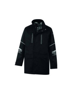 PARKA GRAFIZ NEGRO T-M