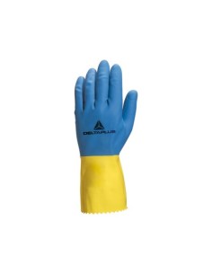 GUANTE MENAGE LATEX AZUL/AMARILLO T-7/8