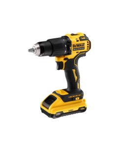 TALADRO PERCUTOR XR 18V BRUSHLESS 2 BATERÍAS 3AH | COMPACTO 175MM 65NM - DCD709L2T