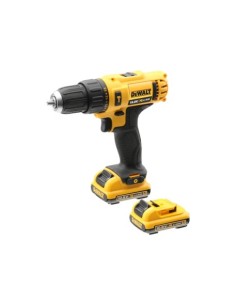 TALADRO PERCUTOR XR 10.8V COMPACTO 2 BATERÍAS 2AH | KIT BOX LIGERO - DCD716D2