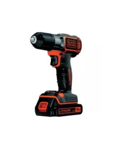 TALADRO ATORNILLADOR BLACK+DECKER 18V AUTOSENSE AUTOSELECT BATERÍA LITIO KITBOX