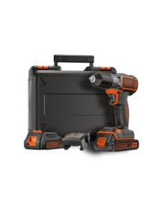 TALADRO ATORNILLADOR BLACK+DECKER 18V AUTOSENSE AUTOSELECT BATERÍA LITIO KITBOX 2