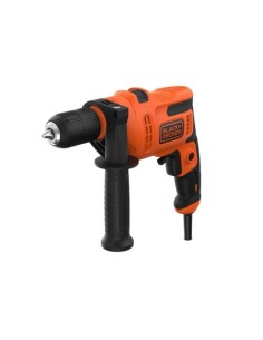 TALADRO PERCUTOR BLACK+DECKER 500W COMPACTO BLOQUEO EJE EMPUÑADURA LATERAL