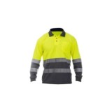 POLO M/L ALTA VISIBILIDAD AMARILLO GRIS