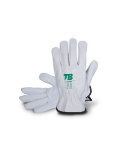 GUANTE PIEL FLOR 160IBSZ GRIS T-6