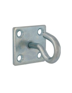 PLACA CON GANCHO FIJO 510 ZINCADO 24157