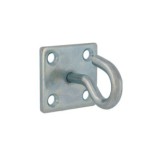 PLACA CON GANCHO FIJO 510 ZINCADO 24157