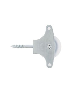 POLEA 2 ZINCADA ROLDANA PLASTICO