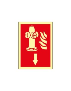 SEÑAL A4 CLASE B FOTOLUM.HIDRANTE FLEC A