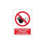 SP-926-A4 ENTRADA PROHIBIDA PERS.NO AUT.