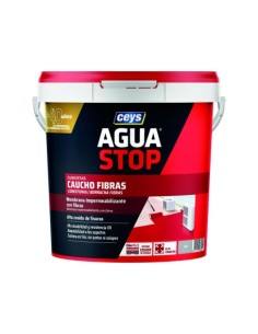 SELLADOR IMPERMEABLE CAUCHO FIBRAS GRIS 5KG CEYS